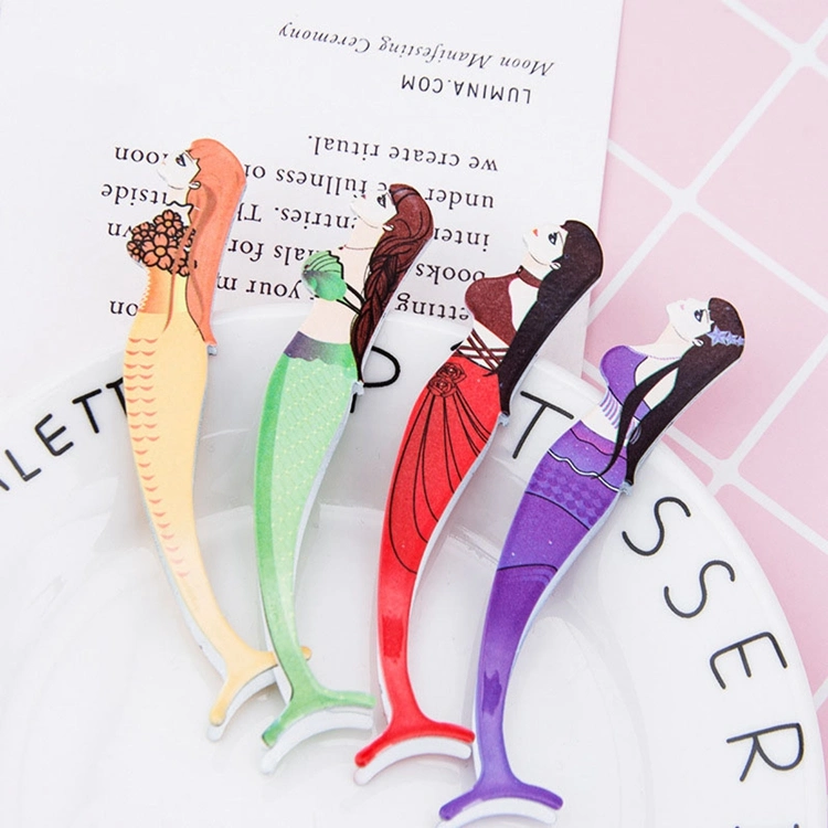 Wholesale Price Stainless Steel Eyelash Tweezers Private Label Purple False Eyelashes Tweezer for Eyelash