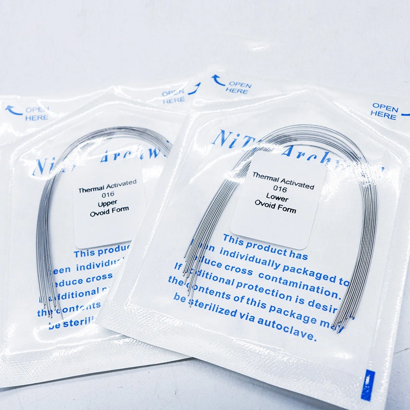 Dental Consumable Teeth Orthodontic Material Niti Arch Wires